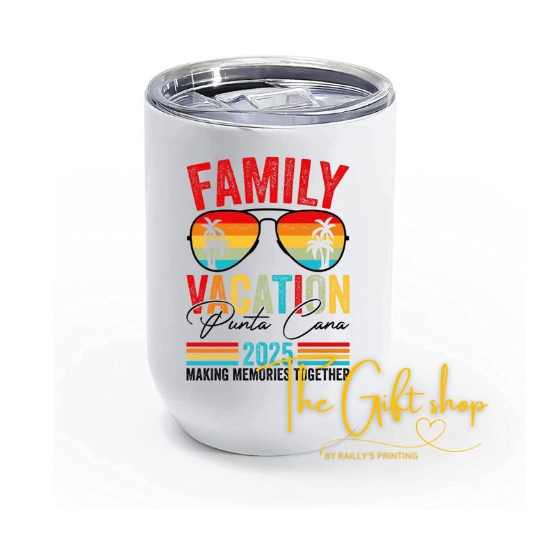 White 12 oz. stemless wine tumbler